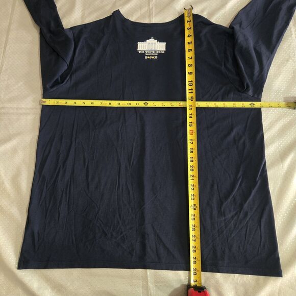 Notre Dame LOU HOLTZ Medal Of Freedom Nike Dri-FIT Long Sleeve Tee Rush Blue XXL - Picture 11 of 14